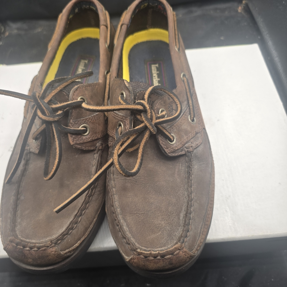 Timberland‎ Men's Brown Leather Boat Shoes